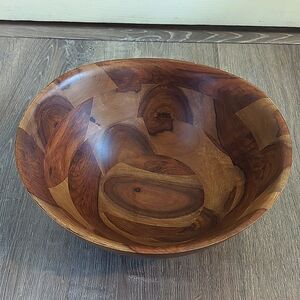 Pier 1 Imports Acacia Wood Bowl - NWT